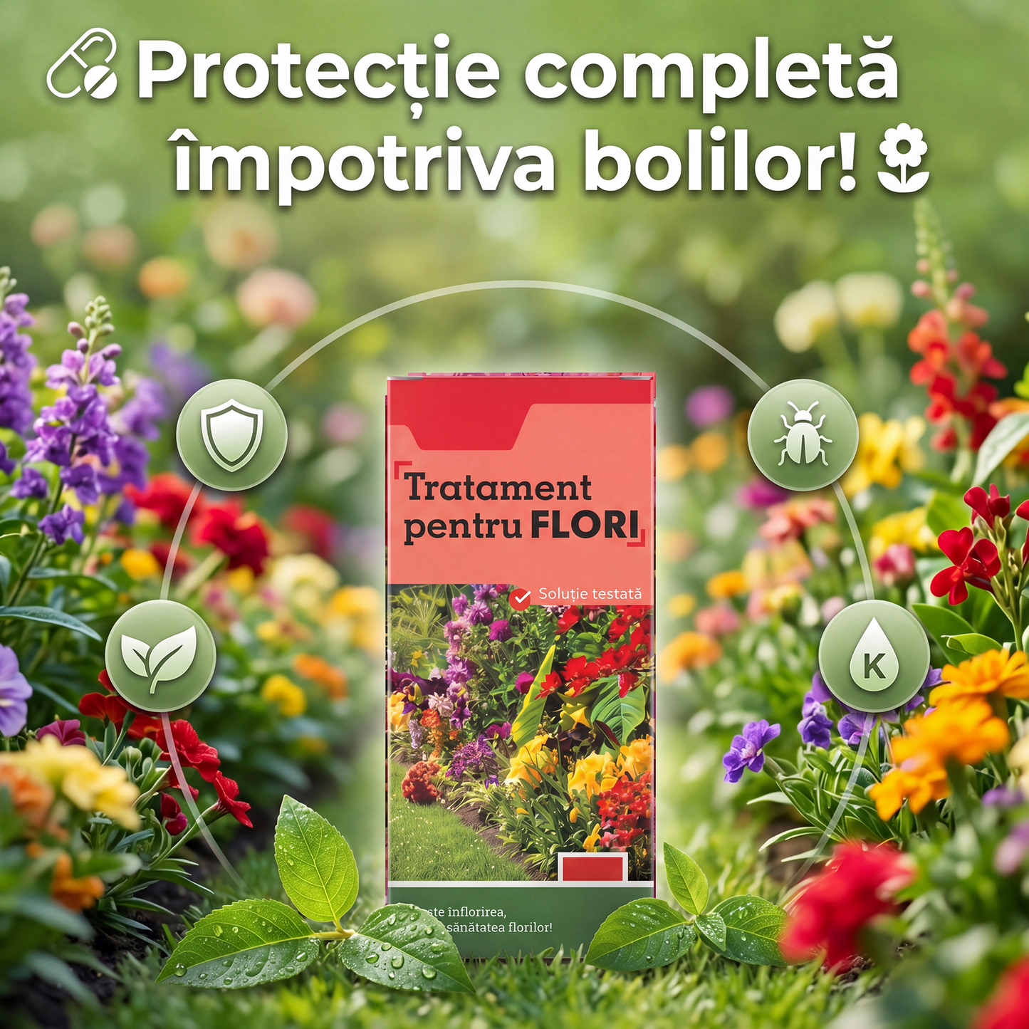 Pachet Tratament Pentru Stropit Florile