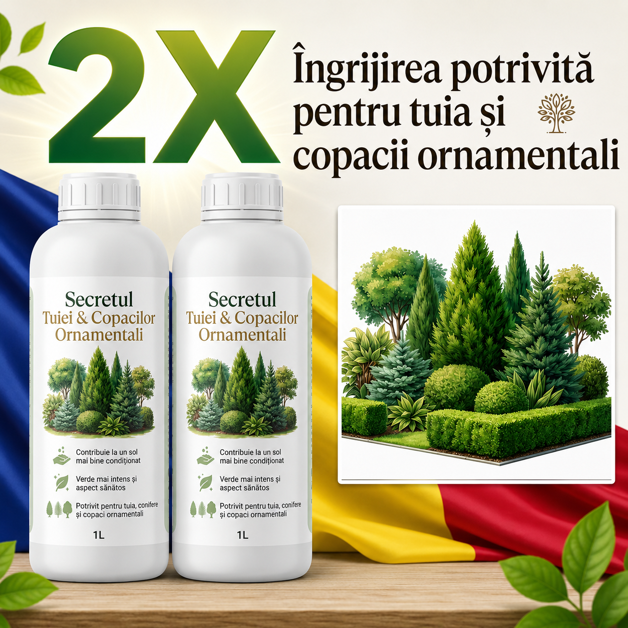 2X Secretul Tuiei si al Copacilor Ornamentali OFERTA